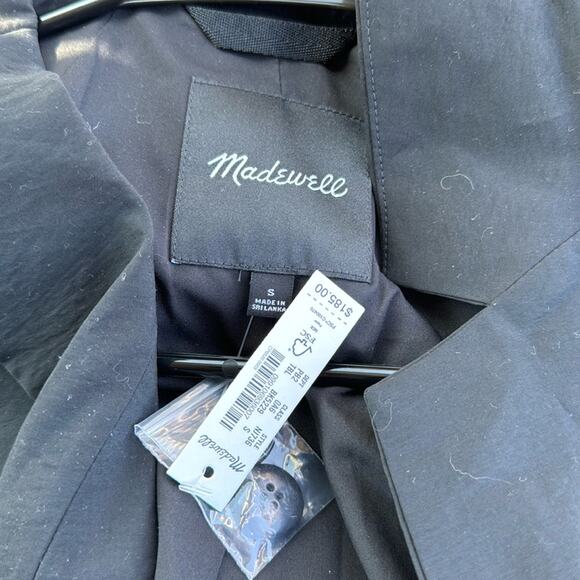 Madewell Black The Relaxed Blazer in Softdrape Size S NJ736 - Picture 6 of 6